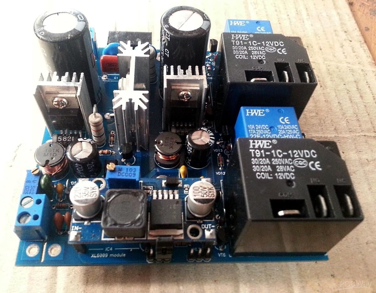 220V 3step relay voltage regulator Share Project PCBWay