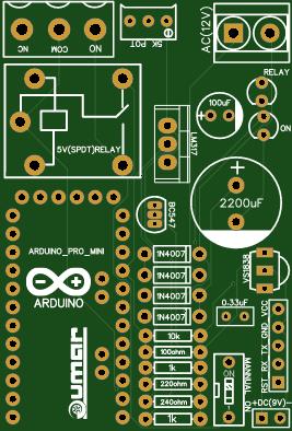 ARDUINO IR CONTROLLED RELAY (AC/DC)