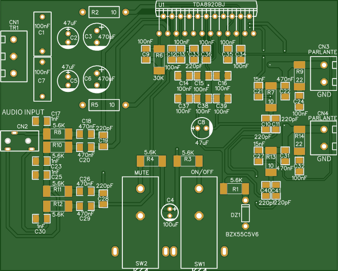 2x100w power amplifier Share Project PCBWay 2x100w power amplifier Share Project PCBWay