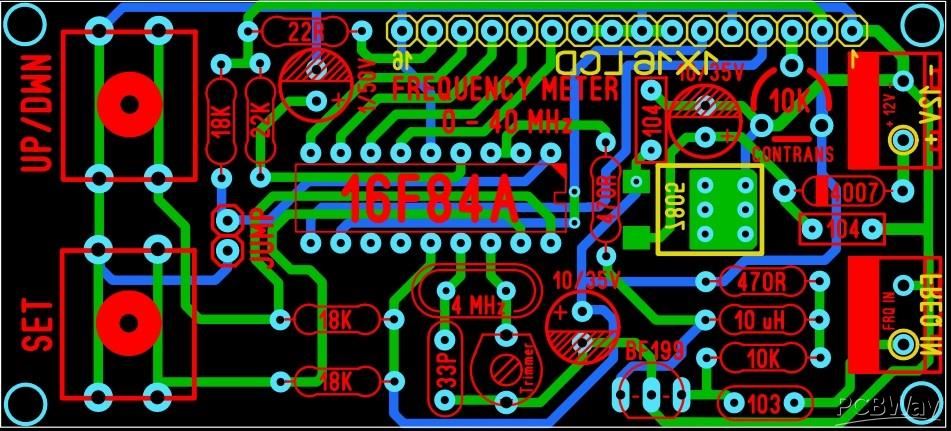IK3OIL FREQUENCY METER - Share Project - PCBWay