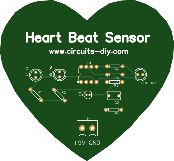 Heart Beat Sensor Circuit Share Project PCBWay
