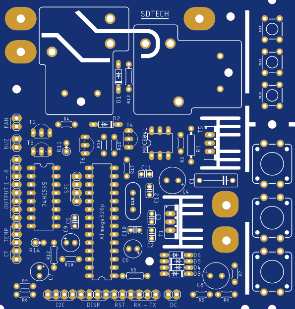 5 Channel Triac Module With Optocoupler Share Project Pcbway