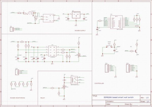 Esp8266 Based Smart Wall Switch Share Project Pcbway