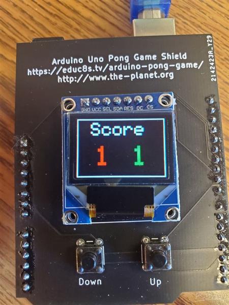 Arduino Pong Game - Share Project - PCBWay