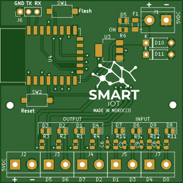 SMART HOME PCB 4CH With Feedback - Share Project - PCBWay