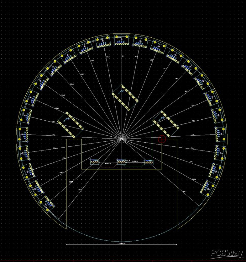 I am making a Circular PCB in KiCAD. In the FAQ section it says for ...