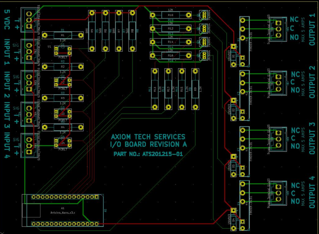 Arduino Nano Digital I/O Board - Share Project - PCBWay