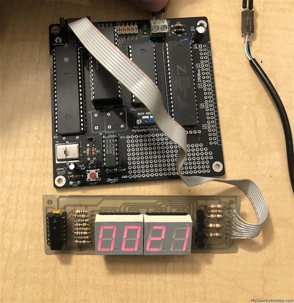 mgh80 the Arduino of the 80s (simple z80 based "microcontroller