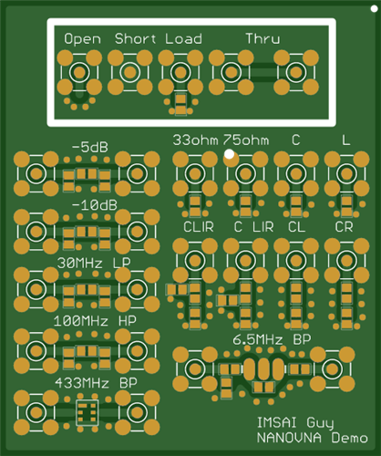 NanoVNA Demo Board SMA version