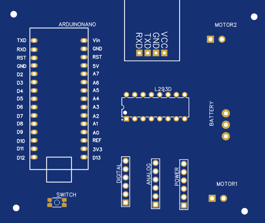 Multi functional Arduino robot - Share Project - PCBWay