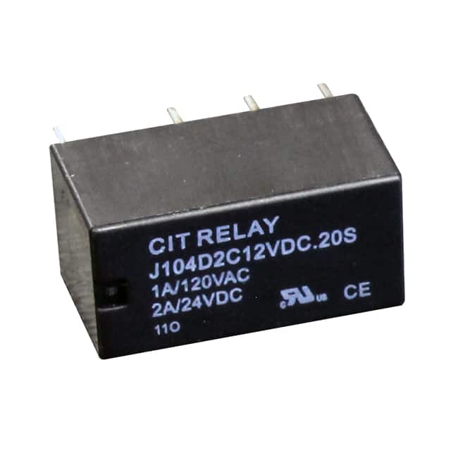 J104D2C12VDC.20S Relays Signal Relays, Up to 2 Amps PCBWay