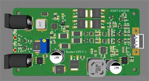 Router UPS With integrated BMS - Share Project - PCBWay