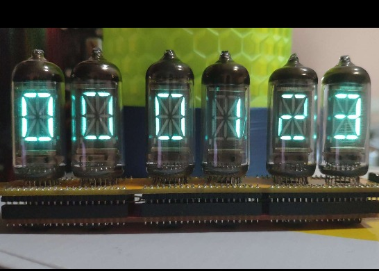 Clock IV-4 \\ IV-17 (PCB1) 1 of 2 - Часы на ИВ-4 \\ ИВ-17 (плата 1 из 2 ...